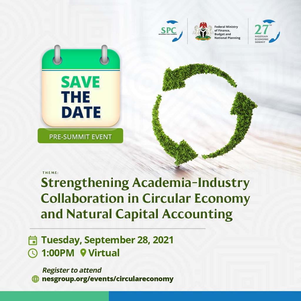 Strengthening Academia-Industry Collaboration in Circular Economy and Natural Capital Accounting, The Nigerian Economic Summit Group, The NESG, think-tank, think, tank, nigeria, policy, nesg, africa, number one think in africa, best think in nigeria, the best think tank in africa, top 10 think tanks in nigeria, think tank nigeria, economy, business, PPD, public, private, dialogue, Nigeria, Nigeria PPD, NIGERIA, PPD
